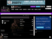 Tablet Screenshot of magic1073.com